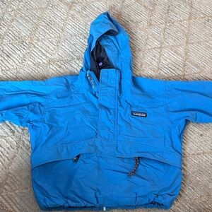 Vintage Patagonia Kids Bright Blue windbreaker